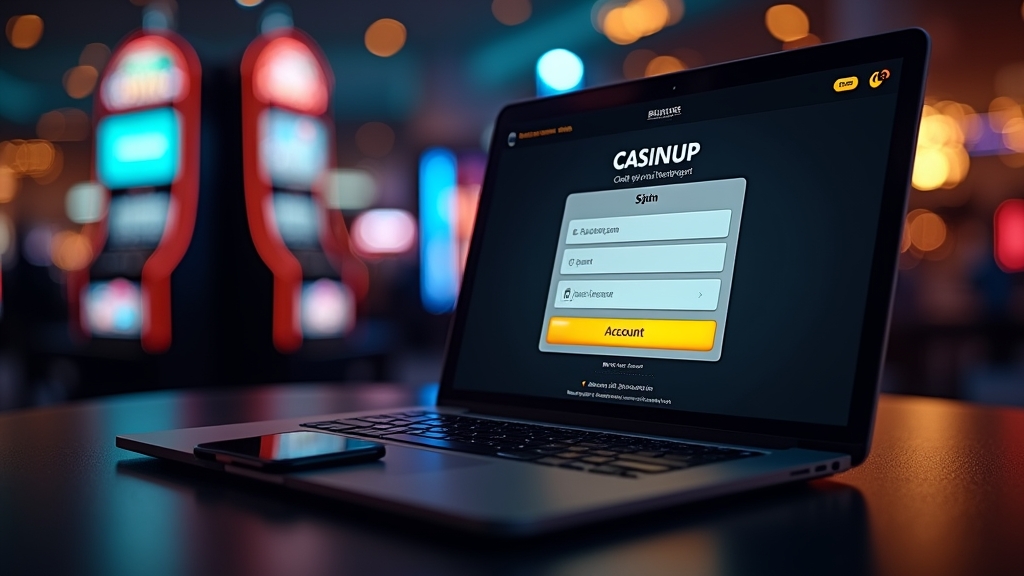 Rejestracja nowego konta Slots Palace przy laptopie i smartfonie